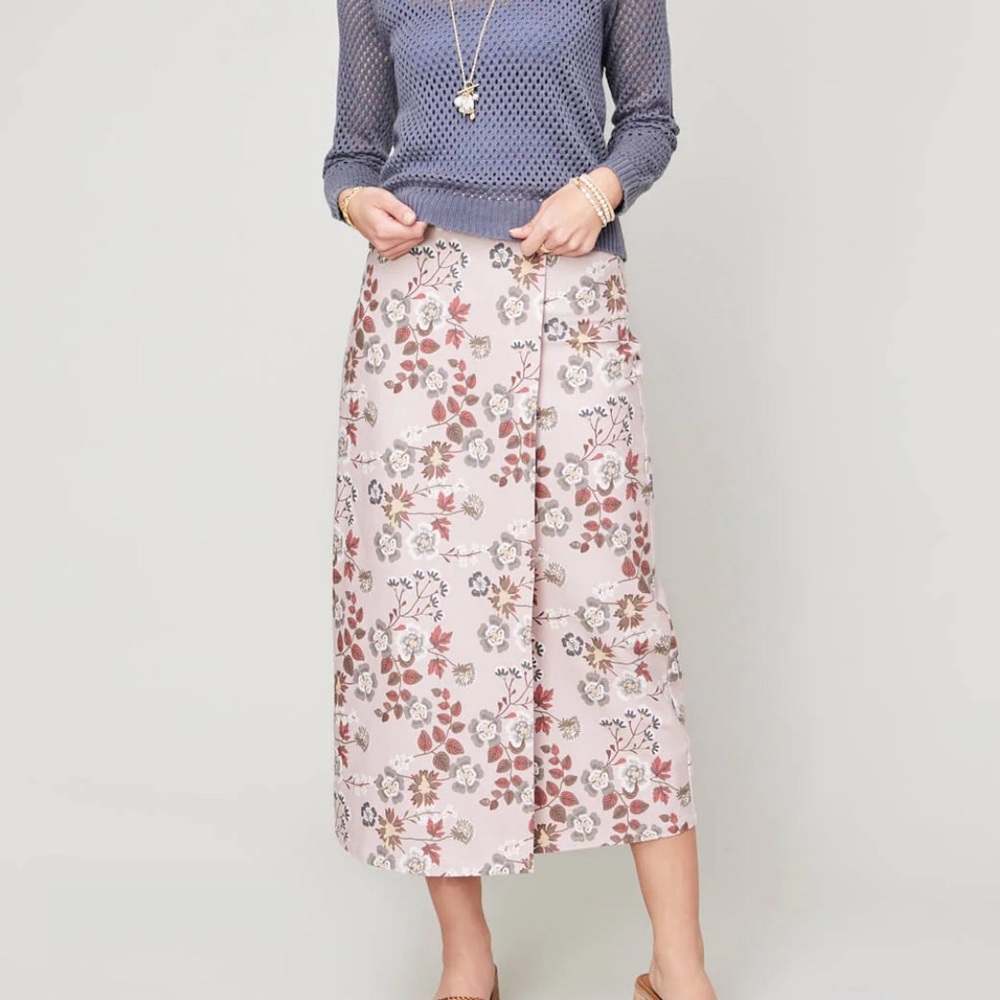 NWT Spartina 449 Sloane Floral Midi Skirt